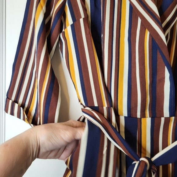 NWT Forever 21 Jumpsuit/Romper stripes Large - Picture 7 of 15